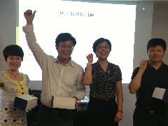 颁发奖品